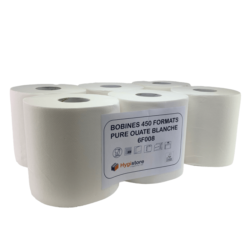 Central unwinding paper towel pallet 450 micro-embossed sheets