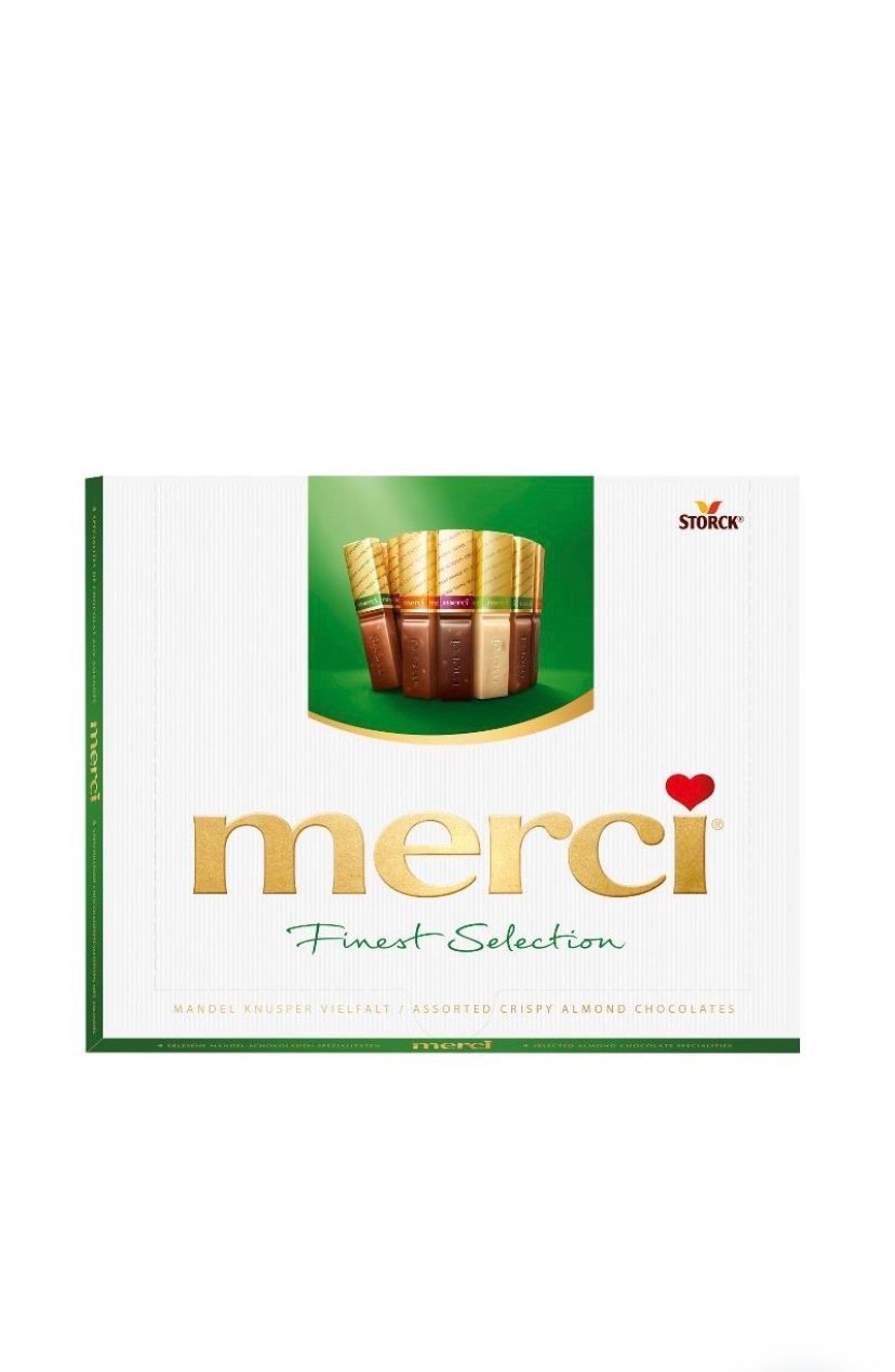 thank you Assortment of Crispy Almond Chocolates 250g