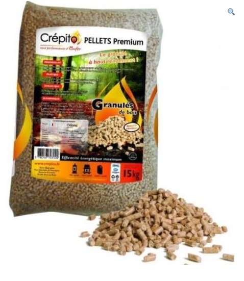 Crepito wood pellets (Pallet of 72 BAGS-1080KG)