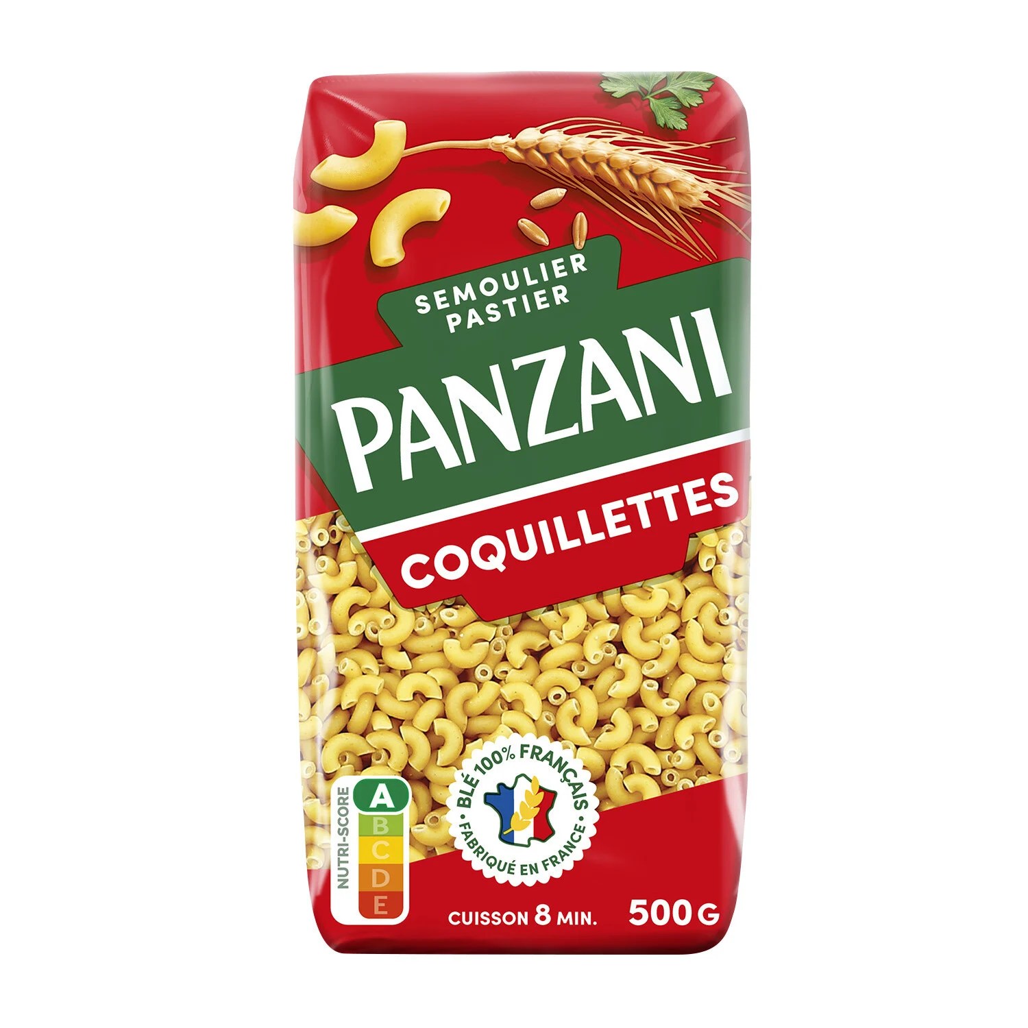 Panzani Coquillette Pasta Palette 500G